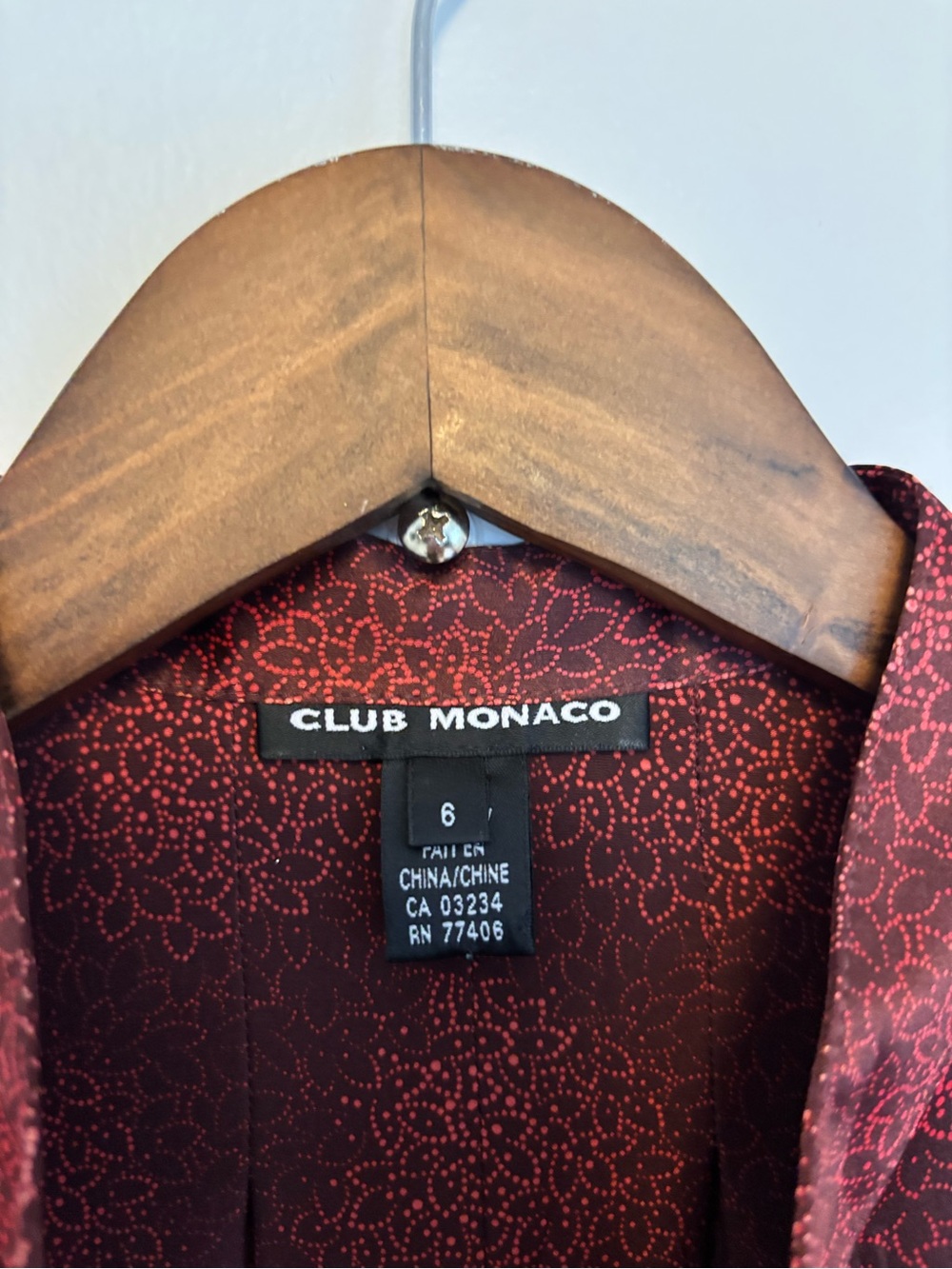 Club Monaco Button Down Silk Shirt Dress - Picture 3 of 6